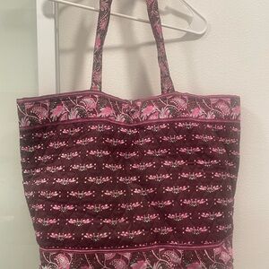 Floral Pink Tote Bag